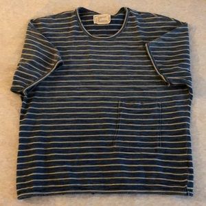 Current Elliott denim short sleeve shirt